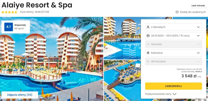 Alaiye Resort & Spa Turcja
