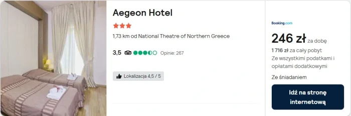 hotel w grecji saloniki