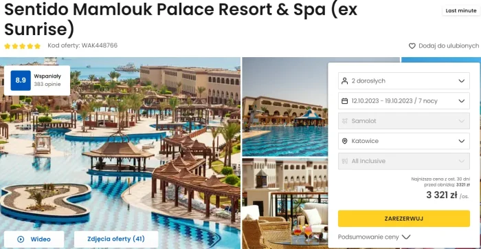 Sentido Mamlouk Palace Resort&Sp