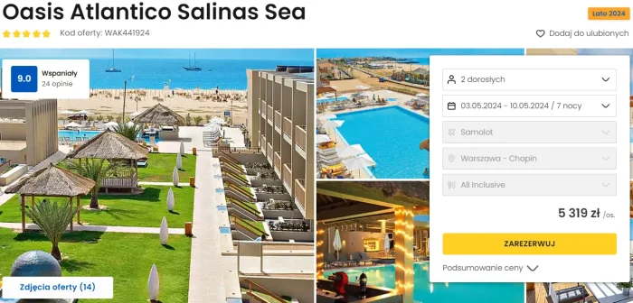 Oasis Atlantico Salinas