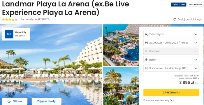 Landmar Playa La Arena Teneryfa
