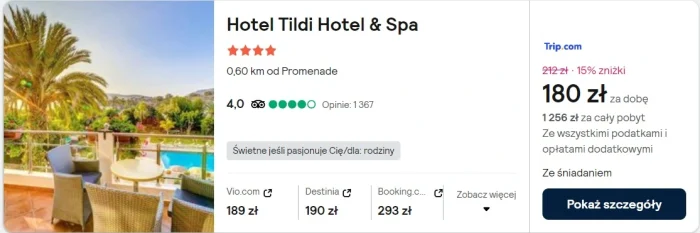 tani hotel w Agadirze