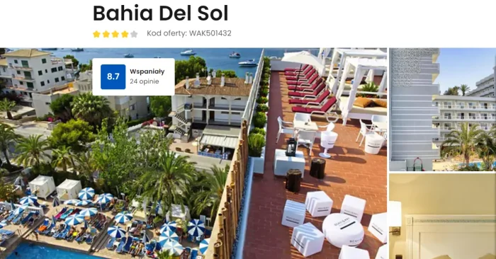 oferta hotelu Bahia Del Sol na Majorce ceny