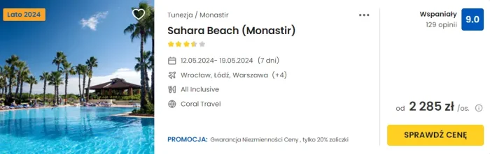 Sahara Beach Tunezja