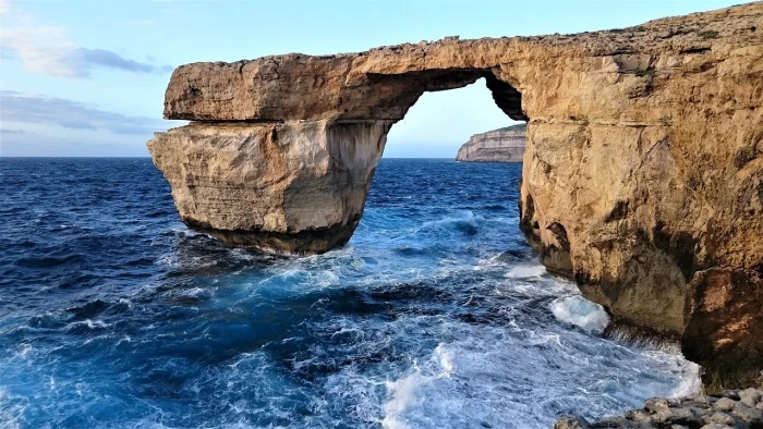 lazurowe okno na Malcie