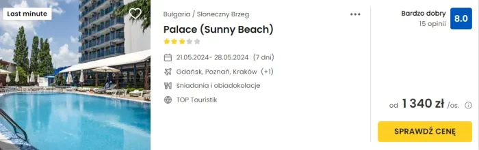 oferta hotelu Palace (Sunny Beach) w Bułgarii ceny
