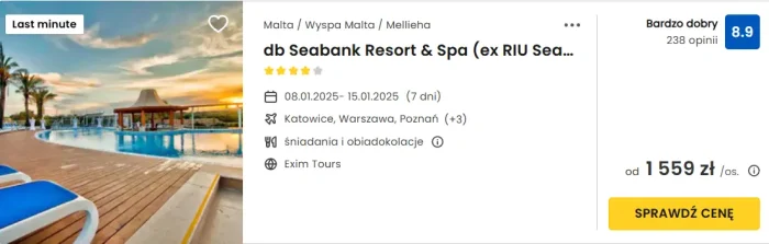 oferta hotelu db Seabank Resort&Spa